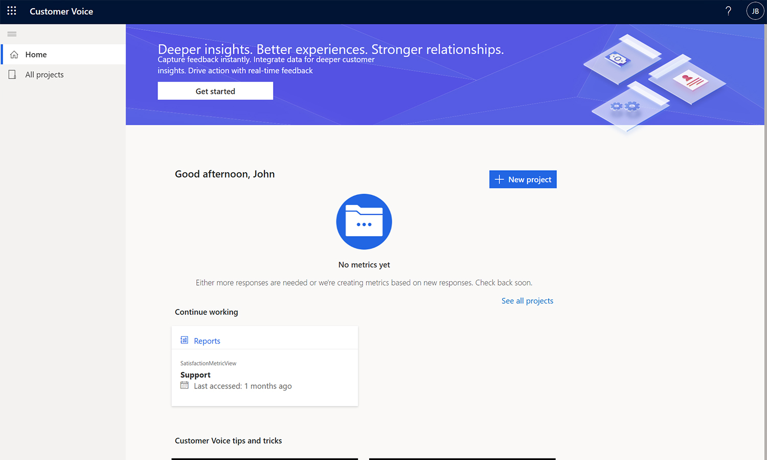 Microsoft 365 Customer Voice Preview
