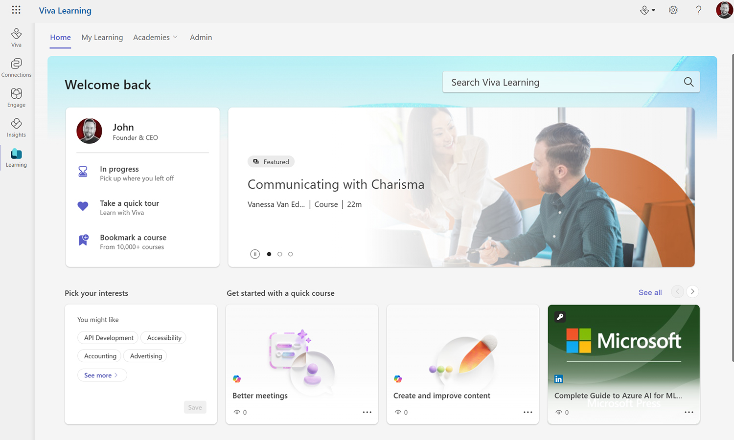 Microsoft 365 Learning Preview