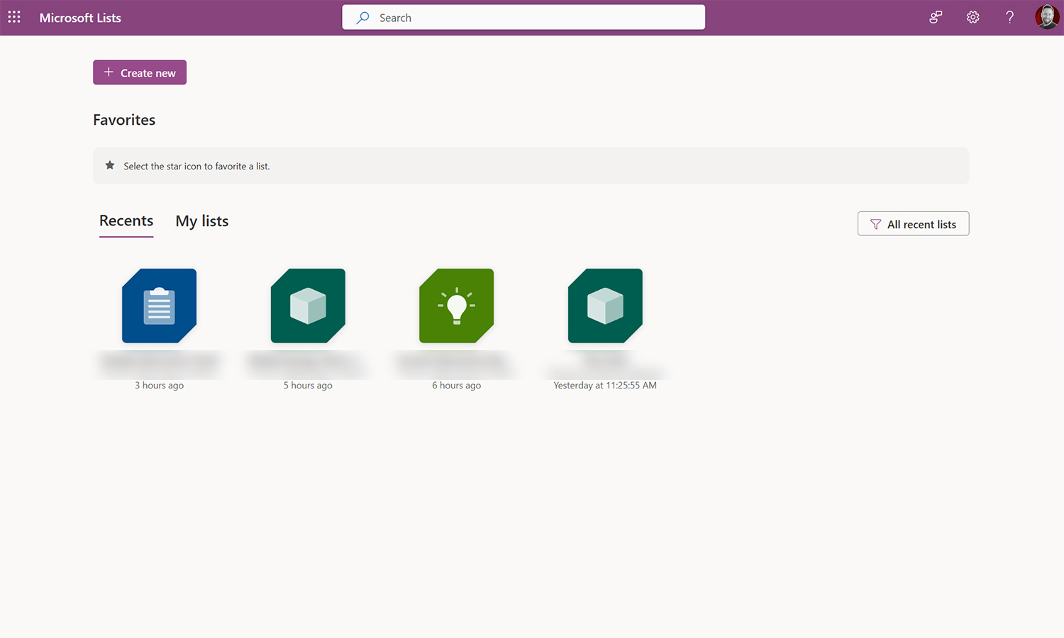 Microsoft 365 Lists Preview