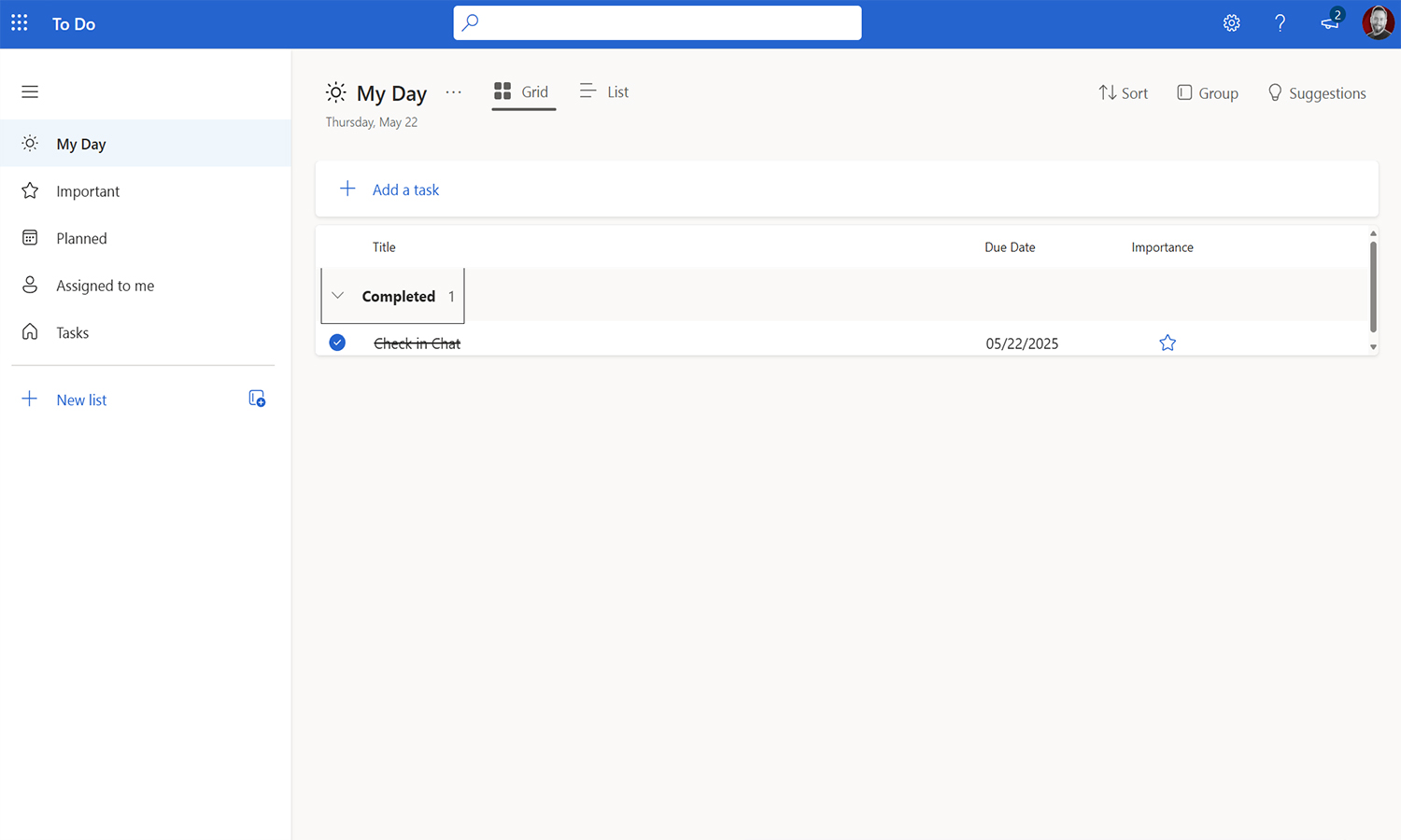 Microsoft 365 To Do Preview