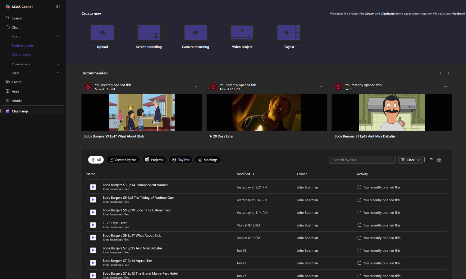 Microsoft 365 Clipchamp Preview